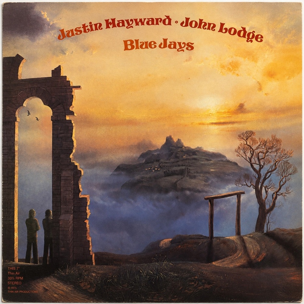 Justin Hayward John Lodge Blue Jays LP Vinyl 1975 Threshold THS 14 Gatefold